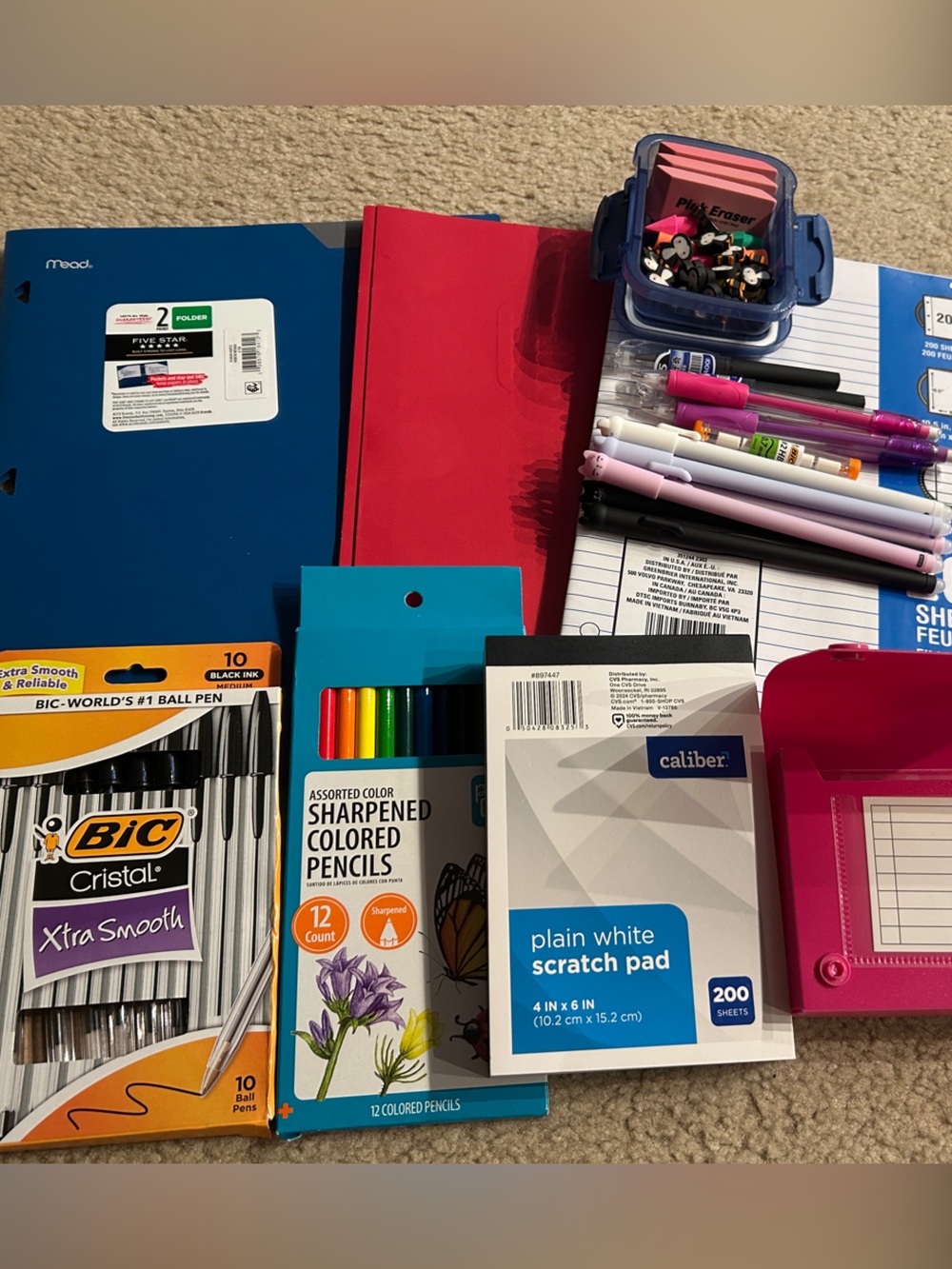 Back-To-School Variety Stationary Kit: Over 25 Items!  All New!!